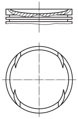 MAHLE 082 93 02 Piston