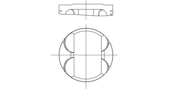 MAHLE 082 PI 00100 002 Piston