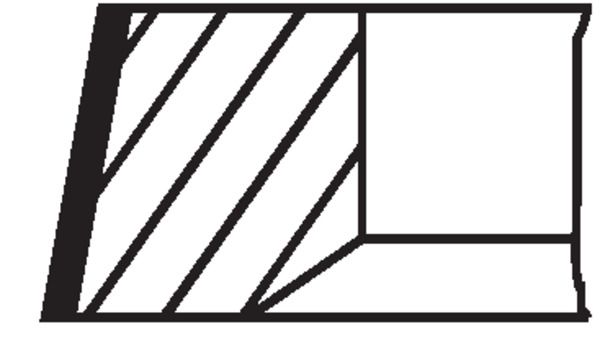 MAHLE 145 76 N0 Piston Ring Kit