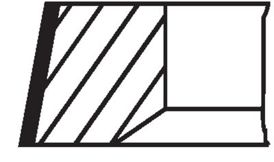 Piston Ring Kit MAHLE 145 76 N0