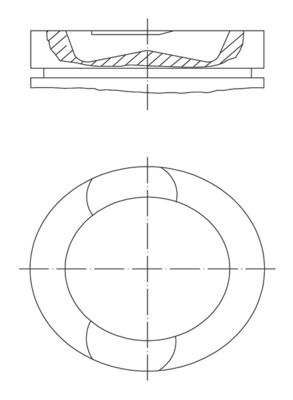 Piston MAHLE 209 73 00