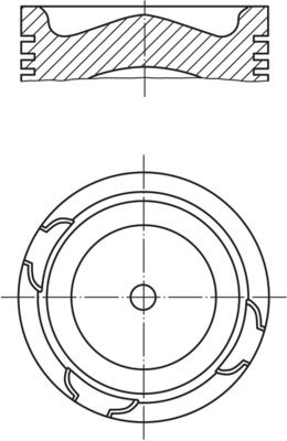MAHLE 213 68 00 Piston