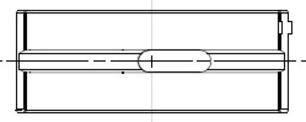 MAHLE 213 HL 21652 025 Crankshaft Bearing