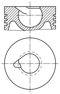 Piston MAHLE 227 39 00