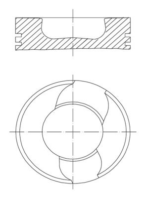 Piston MAHLE 228 98 00