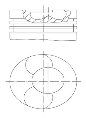 Piston MAHLE 229 07 00
