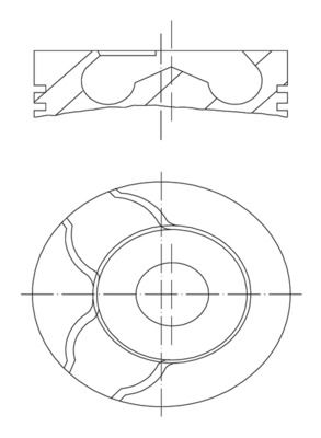 Piston MAHLE 229 08 00