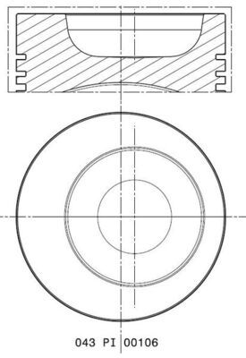 Piston MAHLE 503 48 01