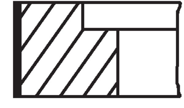 MAHLE 503 90 N0 Piston Ring Kit