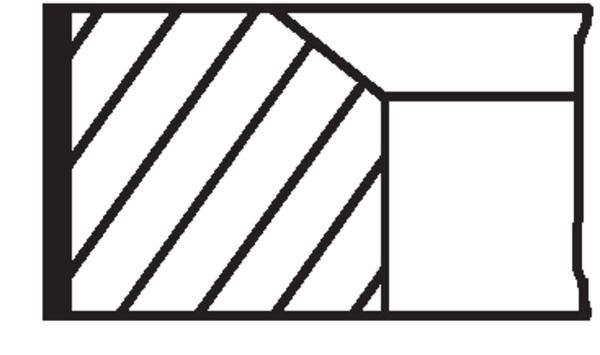 MAHLE 503 91 N0 Piston Ring Kit