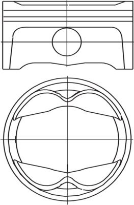 MAHLE 503 PI 00102 001 Piston
