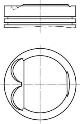 MAHLE 607 77 02 Piston