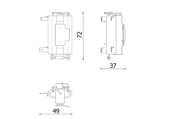 MAHLE ABR 169 000P Resistor, interior blower