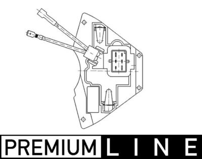 Regulator, interior blower MAHLE ABR 31 000P