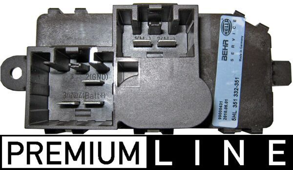 MAHLE ABR 96 000P Regulator, interior blower