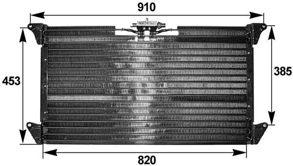 MAHLE AC 289 000S Condenser, air conditioning