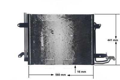 Condenser, air conditioning MAHLE AC 325 000S