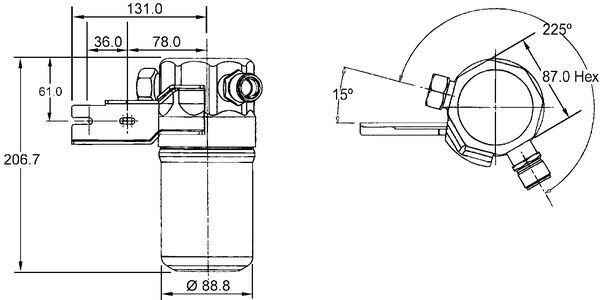 MAHLE AD 42 000S Dryer, air conditioning