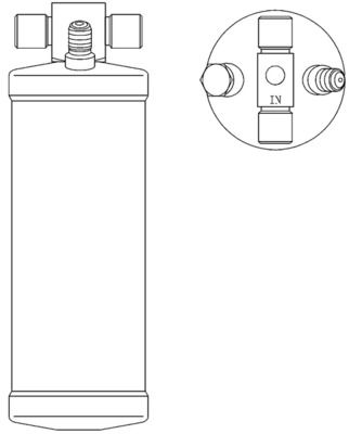 Dryer, air conditioning MAHLE AD 55 000S