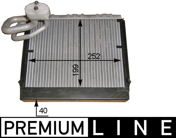 MAHLE AE 106 000P Evaporator, air conditioning