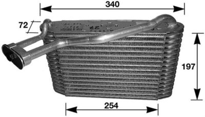 Evaporator, air conditioning MAHLE AE 34 000S
