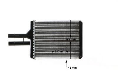 Heat Exchanger, interior heating MAHLE AH 145 000S