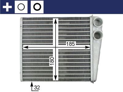 Heat Exchanger, interior heating MAHLE AH 208 000S