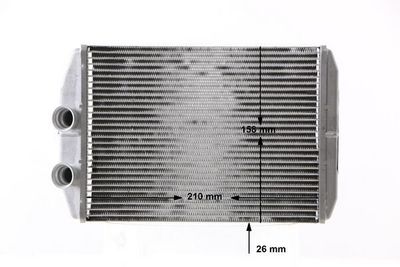 Heat Exchanger, interior heating MAHLE AH 275 000S