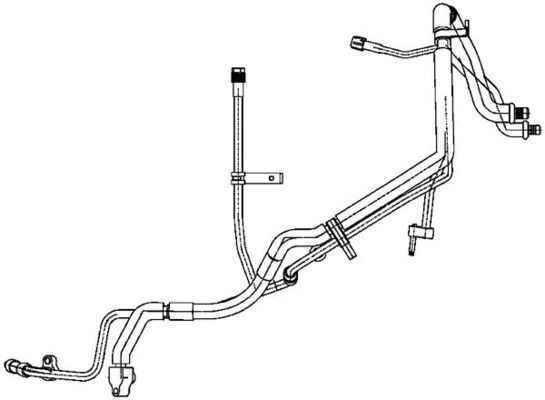 MAHLE AP 135 000P High-/Low Pressure Line, air conditioning