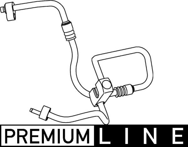 MAHLE AP 66 000P High-/Low Pressure Line, air conditioning