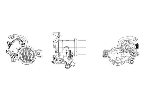 MAHLE CE 55 000P Cooler, exhaust gas recirculation