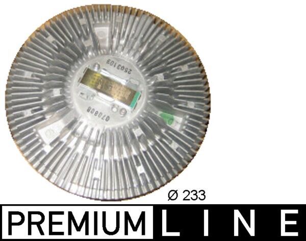MAHLE CFC 23 000P Clutch, radiator fan