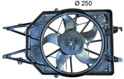 Fan, engine cooling MAHLE CFF 385 000S