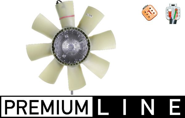MAHLE CFF 423 000P Fan, engine cooling