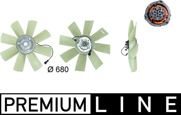MAHLE CFF 439 000P Fan, engine cooling