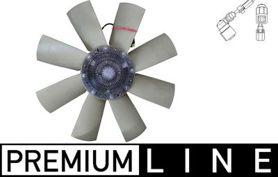 Fan, engine cooling MAHLE CFF 477 000P