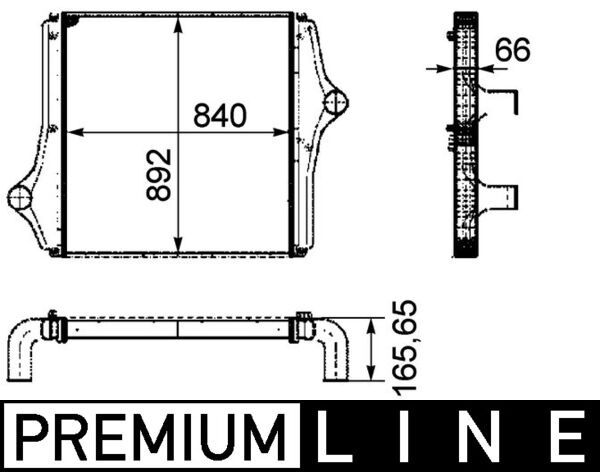 MAHLE CI 127 000P Charge Air Cooler