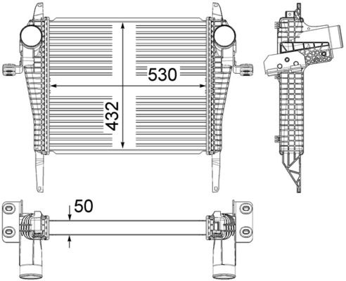 MAHLE CI 37 000P Charge Air Cooler