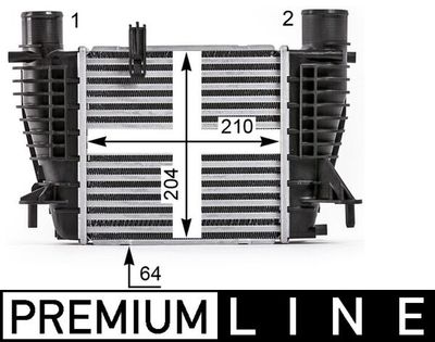 Charge Air Cooler MAHLE CI 533 000P