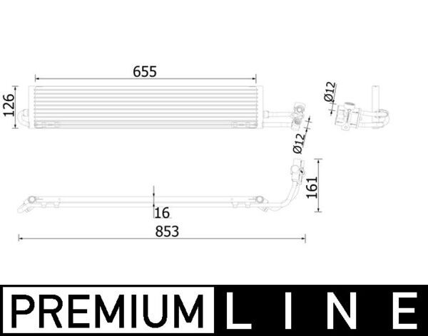 MAHLE CLC 234 000P Oil Cooler, automatic transmission