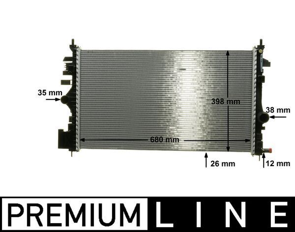 MAHLE CR 1102 000P Radiator, engine cooling