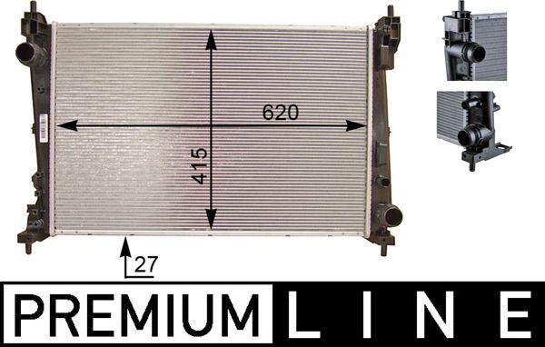 MAHLE CR 1112 000P Radiator, engine cooling