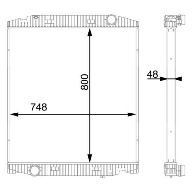 MAHLE CR 113 000S Radiator, engine cooling