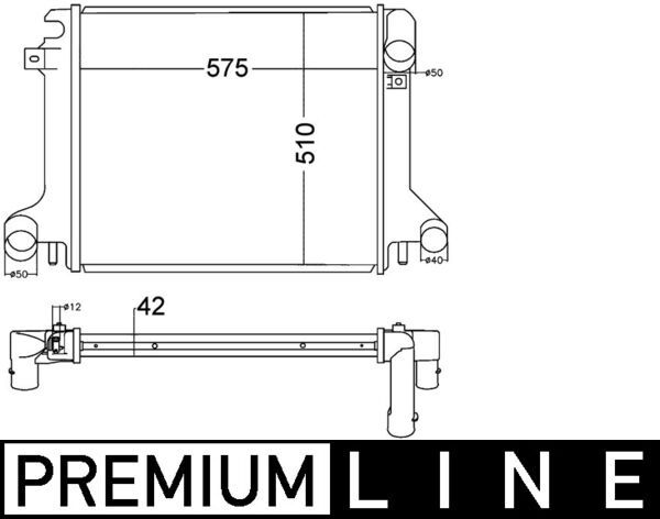 MAHLE CR 1217 000P Radiator, engine cooling