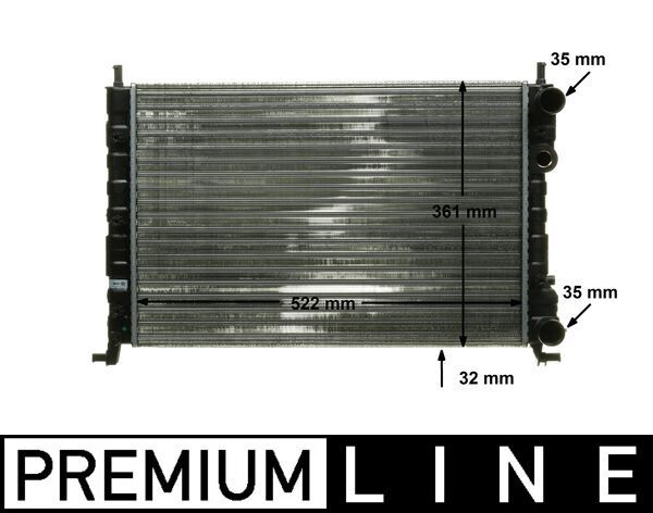MAHLE CR 130 000P Radiator, engine cooling