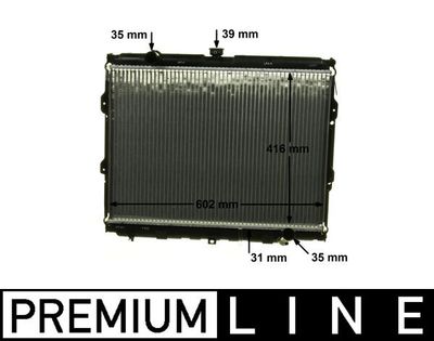 Radiator, engine cooling MAHLE CR 1319 000P