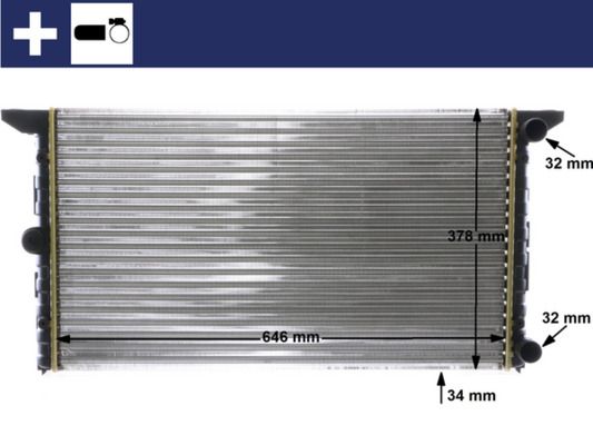 MAHLE CR 1534 000S Radiator, engine cooling