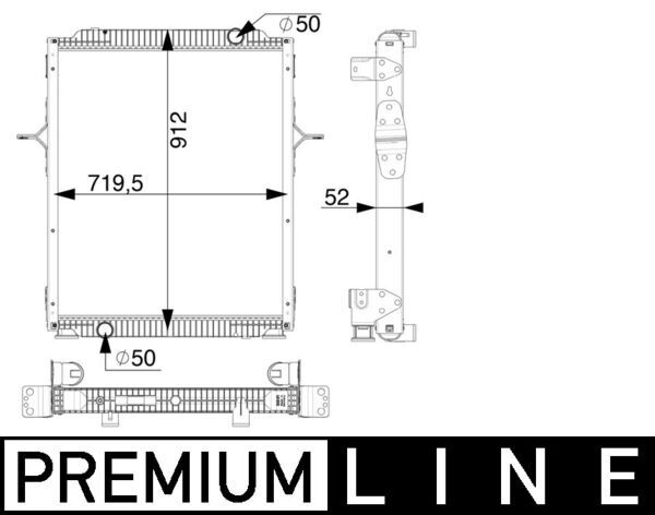 MAHLE CR 166 000P Radiator, engine cooling
