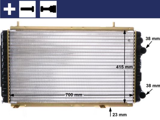MAHLE CR 168 000S Radiator, engine cooling