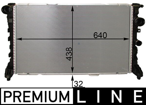 MAHLE CR 1772 000P Radiator, engine cooling